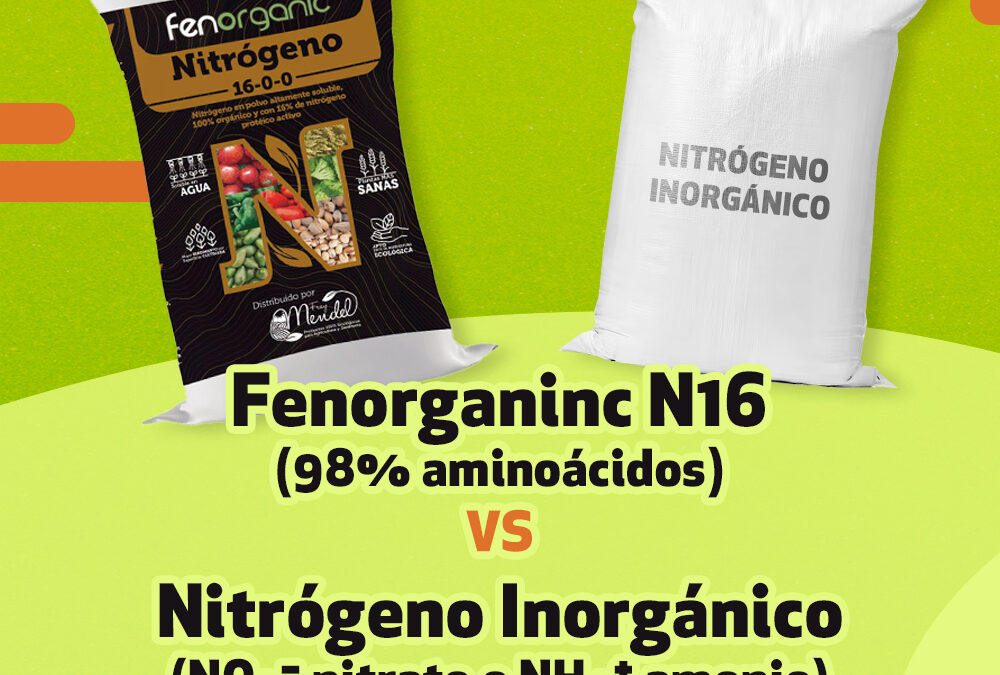 N16 VS nitrógeno convencional: duplica la eficiencia con Fenorganic